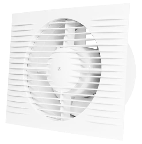 DOSPEL STYL II Ventilador de Pared - Silencioso Ventilador de Baño und Cocina - Extractor de Aire - Eficiente y Universal - IPX4, fi 100 mm