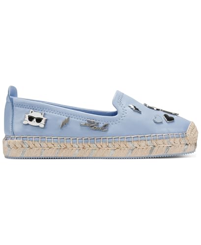 Image of Karl Lagerfeld Women's Michaela Slip on Espadrille Sandal with Pins