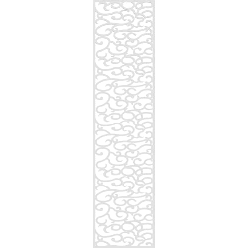 Image of 19 3 /8 inchW x 79 3 /8 inchH x 3 /8 inchT Walker Decorative Fretwork Wall Panels in Architectural Grade PVC