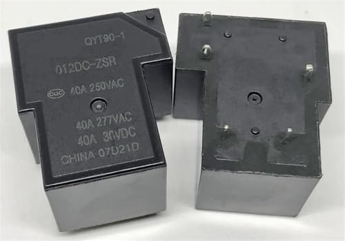 Relais 5 broches 12V 40A QYT90-1 pour circuits électriques automobiles