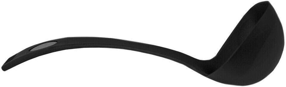 Nylon Non-Stick Ladle, Black Soup ladle Ladles for cooking Ladle spoons Stainless steel ladle Ladle set Kitchen tools Pasta spoon Cooking tools utensils Wooden