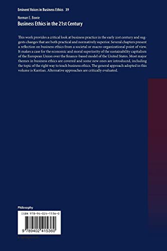 Business Ethics in the 21st Century: 39