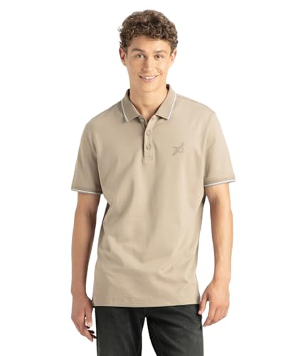 Image of Jockey 3911 Men's Super Combed Cotton Rich Solid Half Sleeve Polo T-Shirt (Logo Design May Vary)