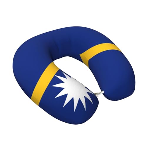 Almohada de viaje de fibra de poliéster negra miniatura 2