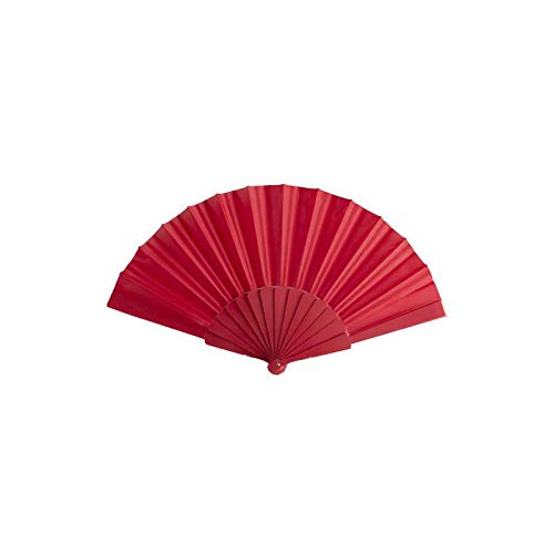 Ventaglio in PVC. Confezione da 50, Rosso