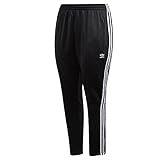 adidas Originals Women's Superstar Track Pant, Black/White, Medium