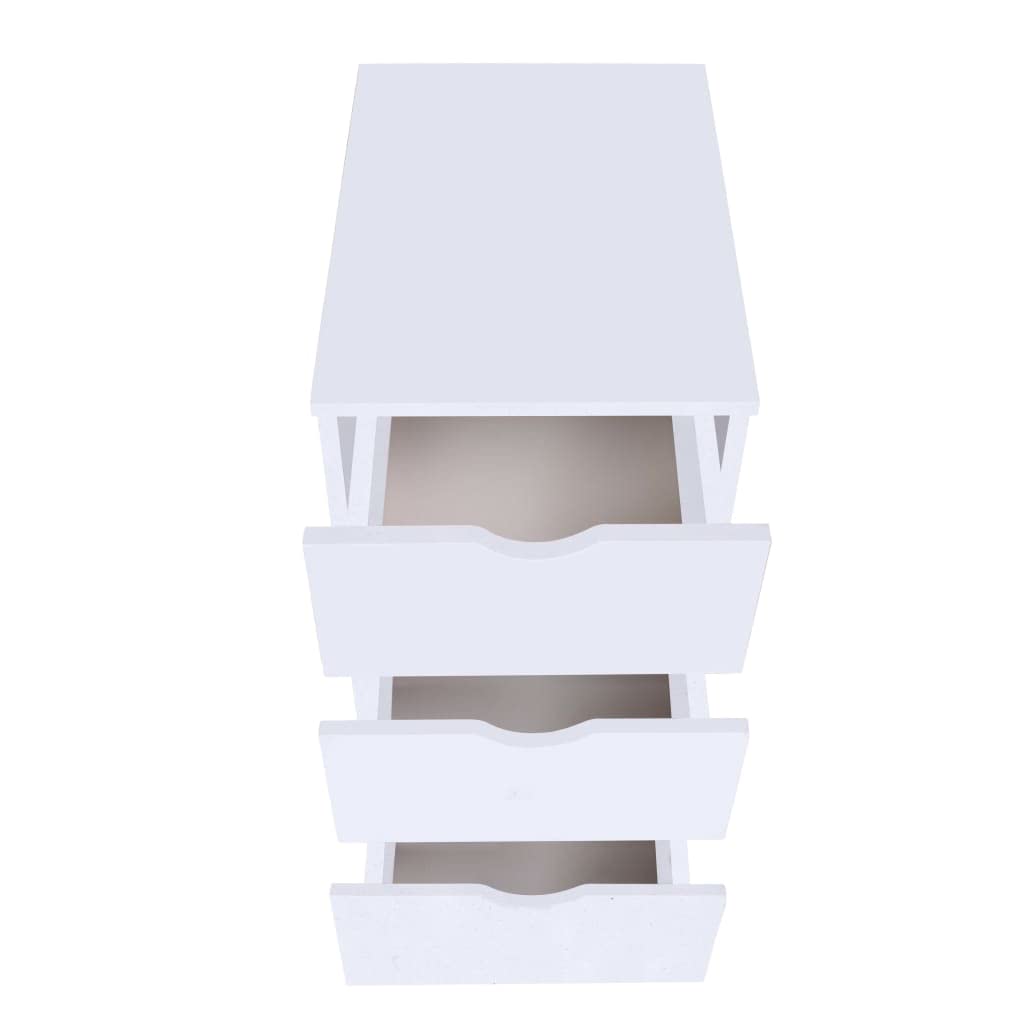 vidaXL Schubladenelement 33×45×60 cm Weiß