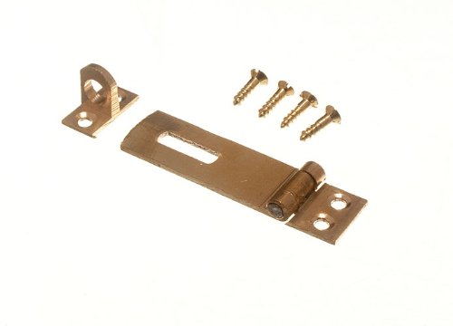 Agrafes pour cadenas 50 mm en laiton poli pour une sécurité élégante