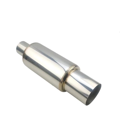 Tubo de escape coche en acero 304 con silenciador de alta resistencia 63mm