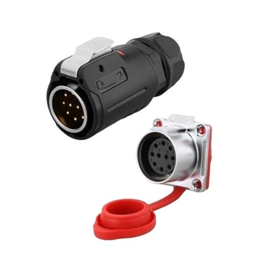 Connecteur 10 broches mâle femelle étanche câble alimentation extérieur robuste