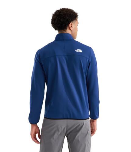 Image of THE NORTH FACE Men's Crest Full Zip Jacket | Water Repellent Fleece Coat, Double Layer Stand Collar & Zip Hand Pockets