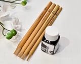 Calligraphy Pen Qalam Kalam Pen Set Kit for Arabic, Farsi, Hebrew, Kurdish and Urdu 4 pens with 30 ml Black Blue Purple ink and a premium quality (Rich Black)