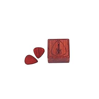 Alnicov Lot de 2 médiators en bois en forme de cœur pour guitare acoustique, marron - Les Beatles, Paul McCartney, John Lennon, RIngo Starr, George Harrison Alnicov Lot de 2 médiators en bois en forme de cœur pour guitare acoustique, marron – Image 5