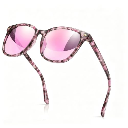 Image of Myiaur Polarized Sunglasses for Women with UV400 Protection Mirrored Lens