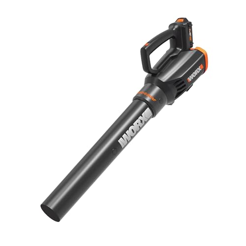 WORX WG547.9 20V Cordless Leaf Blower, Electric Blower with...