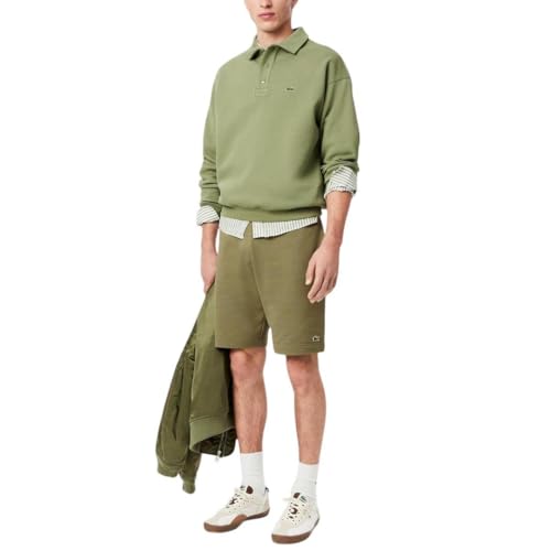Image of Lacoste Men's Regular Fit French Terry Fleece Shorts