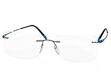 Silhouette Eyeglasses DYNAMICS Colorwave 5500 with DEMO lens (ruthenium/ocean 61mm-18mm-150mm, one...