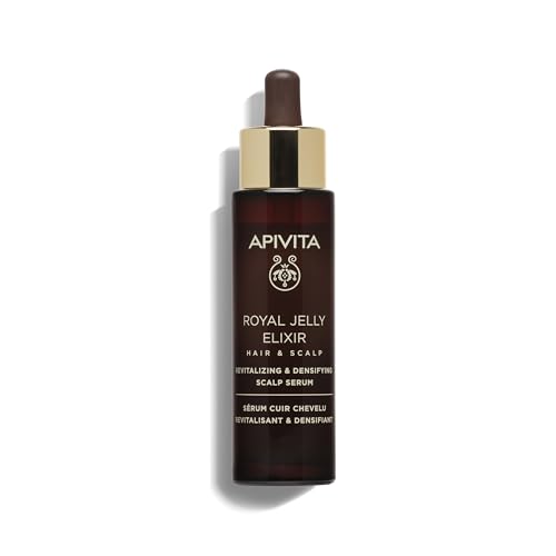Sérum revitalisant Apivita Royal Jelly pour densifier le cuir chevelu mature