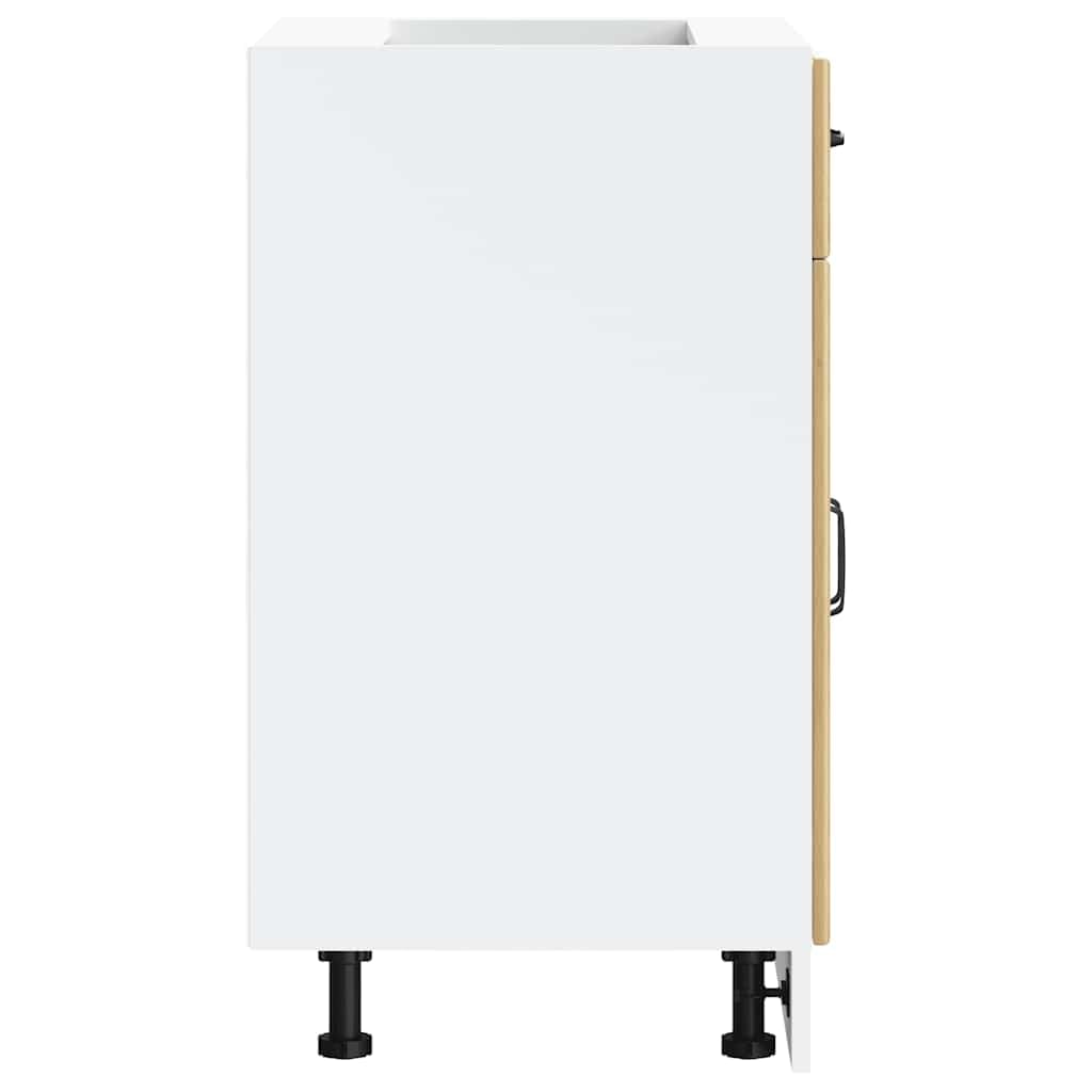 Mobiletto da cucina Kalmar, 60 x 46 x 81,5 cm, in legno di quercia