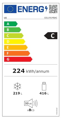 Lg - Frigorifero Side By Side Gslv91mbac Classe C 635l-acciaio Inossidabile - 14