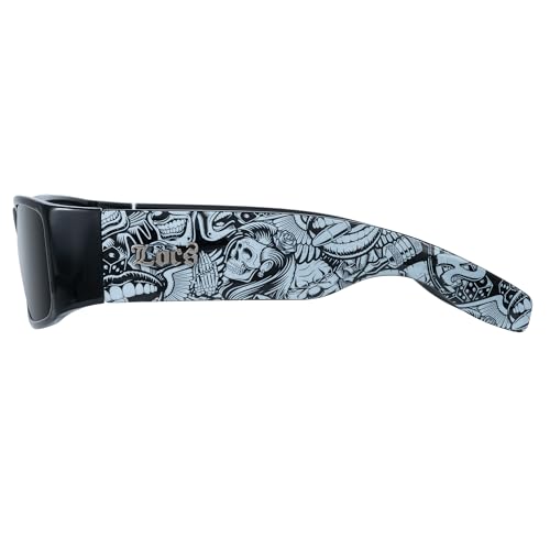Image of Locs Mens Hardcore Gangster Sunglasses Bandana Print