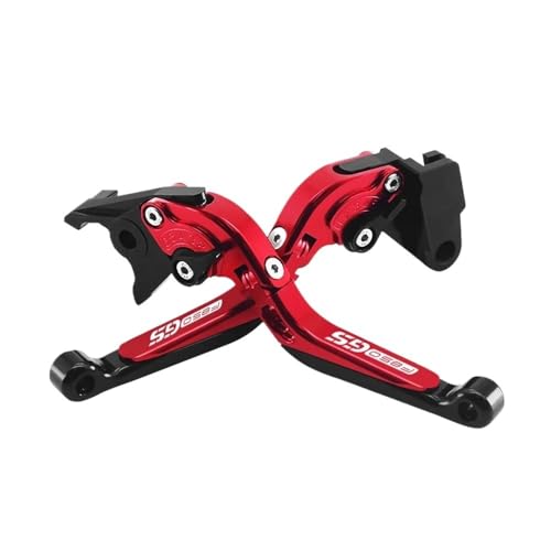 のためにBMW F900R F900XR 2020-2024 F750GS F850GS 2019-2024 オートバイ用 調節可能ハンドル 延長式ブレーキクラッチレバー(For F850GS Red)