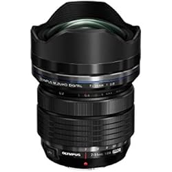 Objetivos Olympus Pro Olympus Objetivo M.Zuiko Digital ED 7-14 mm F2.8 Pro, Zoom Gran Angular, Apto para Todas Las cámaras MFT (Modelos Olympus OM-D & Pen, Serie G de Panasonic), Negro