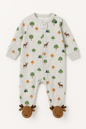 Image of TuddyBuddy 100% Cotton Multi Color Zipper Romper Sleepsuit /Romper /Jumpsuit for Baby Boy & Baby Girl