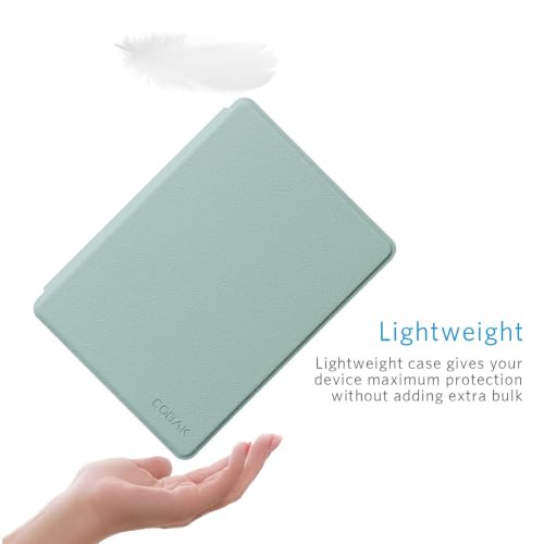 Image of CoBak Case for Kindle Paperwhite (6.8 inch 11th Generation 2021 Released) | New PU Leather Cover and Clear Soft Silicone Back Cover with Auto Sleep Wake