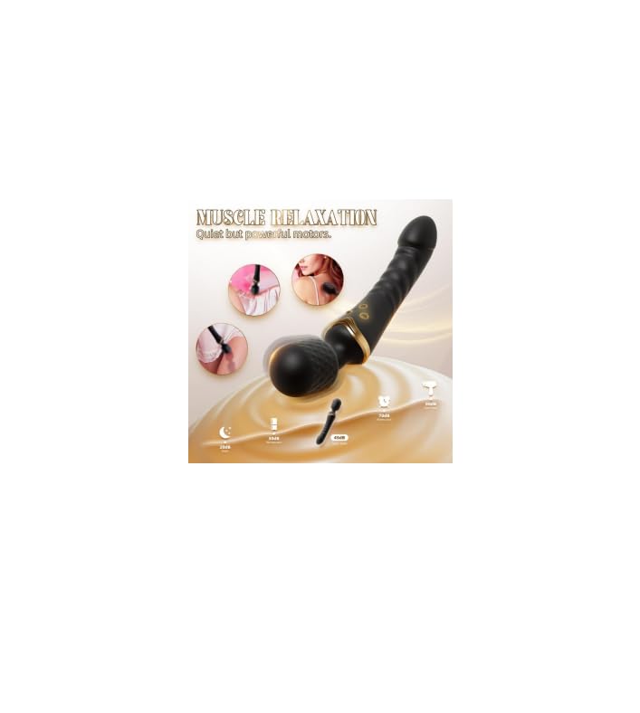 Image of Sex Toys Vibrators Wand Dildos - Adult Toys for Women Clit G Spot Stimulation, Rechargeable Waterproof Quiet Massager with 9 Powerful Vibrations, Female Womens Couples Adult Sex Toys Vibrators