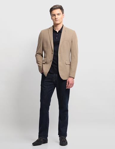 Image of Arrow Men's Zero Calorie Slim fit Heathered Blazer