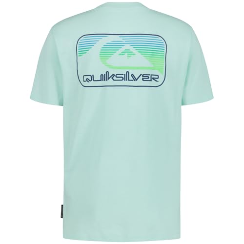 Image of Quiksilver Boys' Short Sleeve Logo Graphic T-Shirt, Soft & Comfortable, Regular Fit