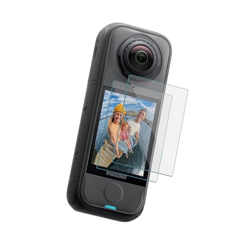 Image of POPIO Military-Grade Gorilla Tempered Glass for Insta360 X4 Air, Pack of 2