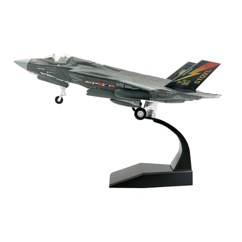 Avión f35b miniatura de metal para decorar vitrinas y estudios de aviación