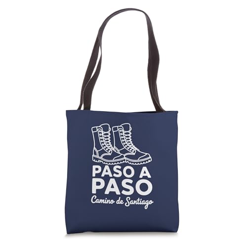 Paso A Paso Camino De Santiago Boots Hiking St James Way Tote Bag