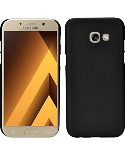 Image of Mobile Back Cover Case for Samsung Galaxy A7(2017) (Silicone Case|CameraProtection|Black SC1510)