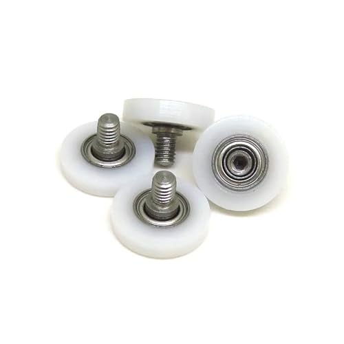 Poulie à boulon POM 12 mm BS68312-3C1L4M3 avec filetage M3 pour tiroir coulissant