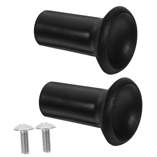 Lista de Accesorios para colgadores de garaje los 5 más buscados. 46 IWOWHERO 2 Piezas Gancho para Panel Ranurado Negro Organizador Resistente para Taller Cocina y Garaje Colgador Práctico para Herramientas y Accesorios