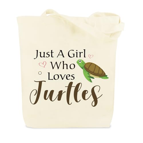 LSVGSAK Turtle Lovers Canvas Bag Turtle Gifts for Women Girl Travel Toiletry Pouch Birthday Christmas Animal Lover Turtles Themed Gifts for Teens Bestie Friend Daughter Wife Sister Girlfriend