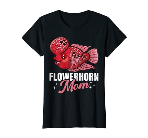 Fiorito Mamma Divertente Fishkeeping Acquarista Acquario Grafica Maglietta