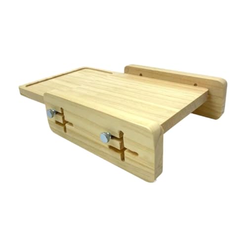 Trancheuse à pain horizontale en bois QOKLIYUI avec guide réglable