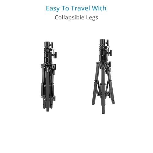 PROAIM 44-Zoll-Kamera-Slider-Stativ mit Junior-Pin (1-1/8-Aufnahme). Tragkraft: 36 kg. Inklusive 2 Nivellierfüßen und Schnellspannring (P-SLSD-01).