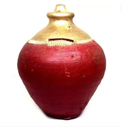 Best Buy Store Mitti Ki Gullak/Clay Gullak Large Coin Bank (Gift For Kids) Coin Bank (Multicolor 2), Classic
