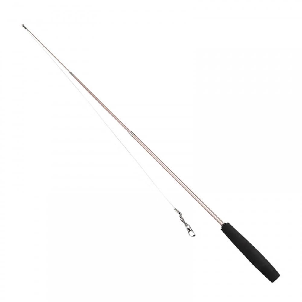 DONGKER Cat Teaser Wand,Retractable Kitten Fishing Pole Toy for Cat Kitten Reduce Boredom(Not Include Replacement)