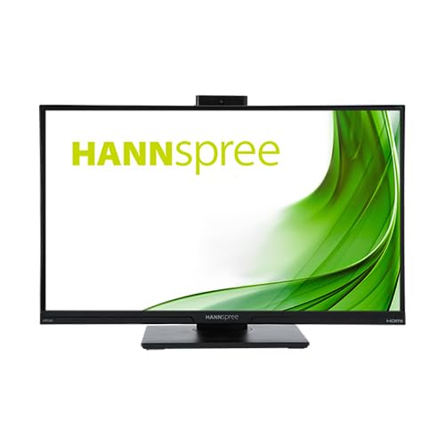 HannspreeHP240WJB 23.8" FHD, Height Adjust, Webcam HDMi DP VGA USB 3.0 HUB