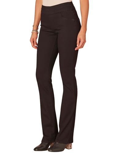 Democracy Women's Ab Solution High Rise Itty Bitty Bootcut Glider Jeans2