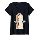 Photo Gallery donna flatwoods monster cryptid cryptozoologia retro line art maglietta con collo a v Photo Gallery donna flatwoods monster cryptid cryptozoologia retro line art maglietta con collo a v