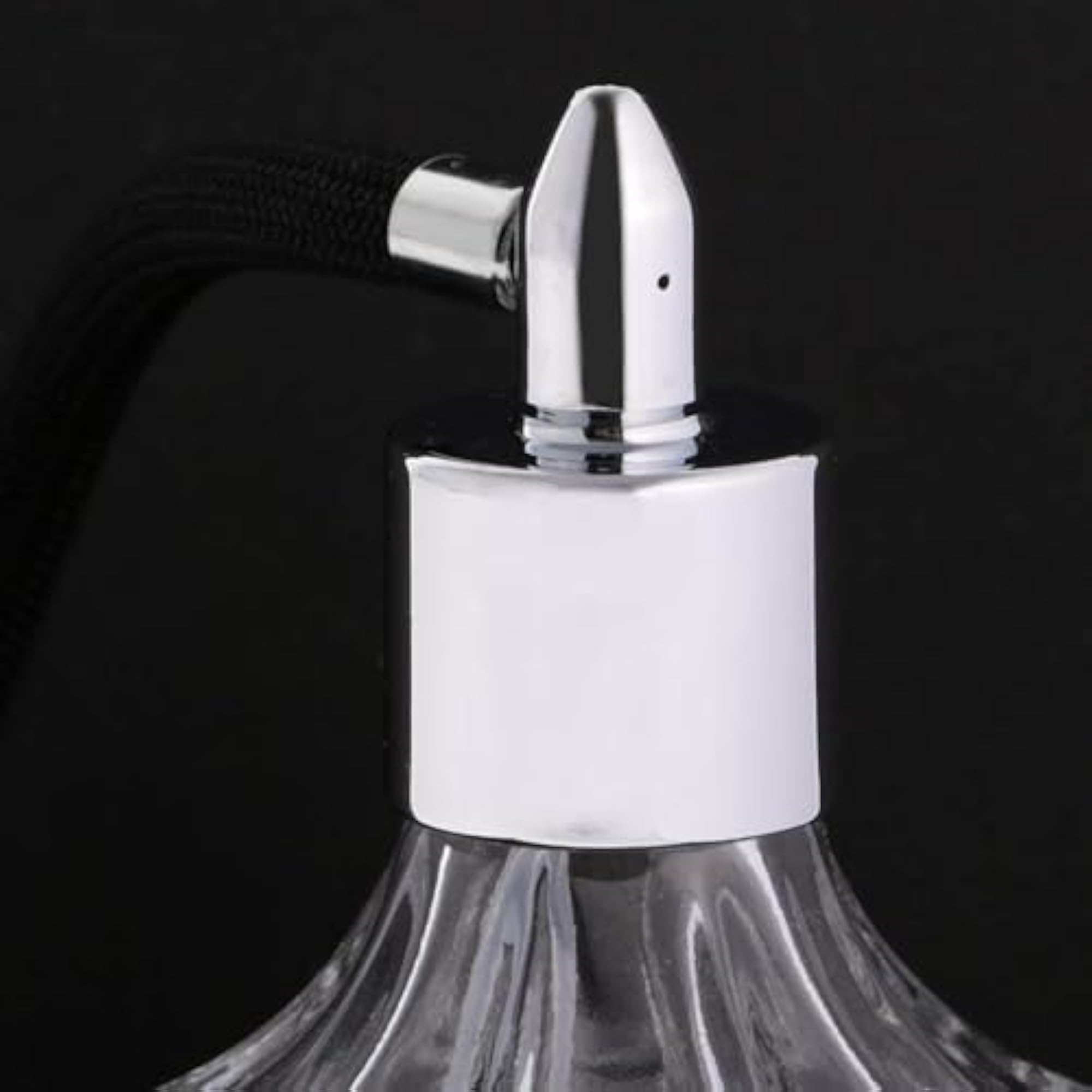Clear Crystal Vintage Perfume Bottle with Long Spray Tassels