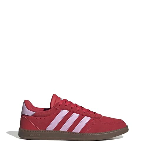 Image of adidas Womens Breaknet Sleek Suede Sports Shoes