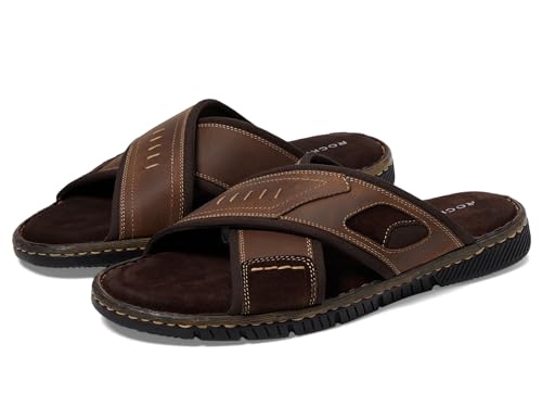 Sandales Jasper X Band Rockport pour homme en cuir marron